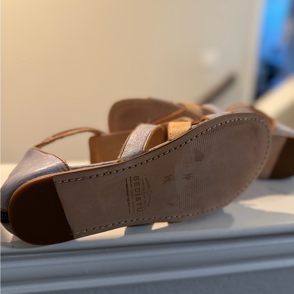 Bed Stu Alena Fringe Sandals in Blue and Sand 10 - Picture 9 of 9